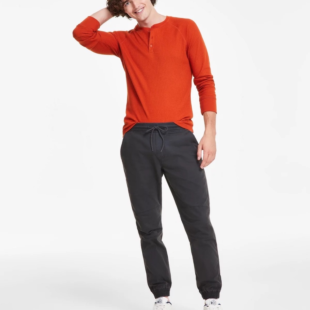 Sun + Stone Large Navy Blue Joggers Pants